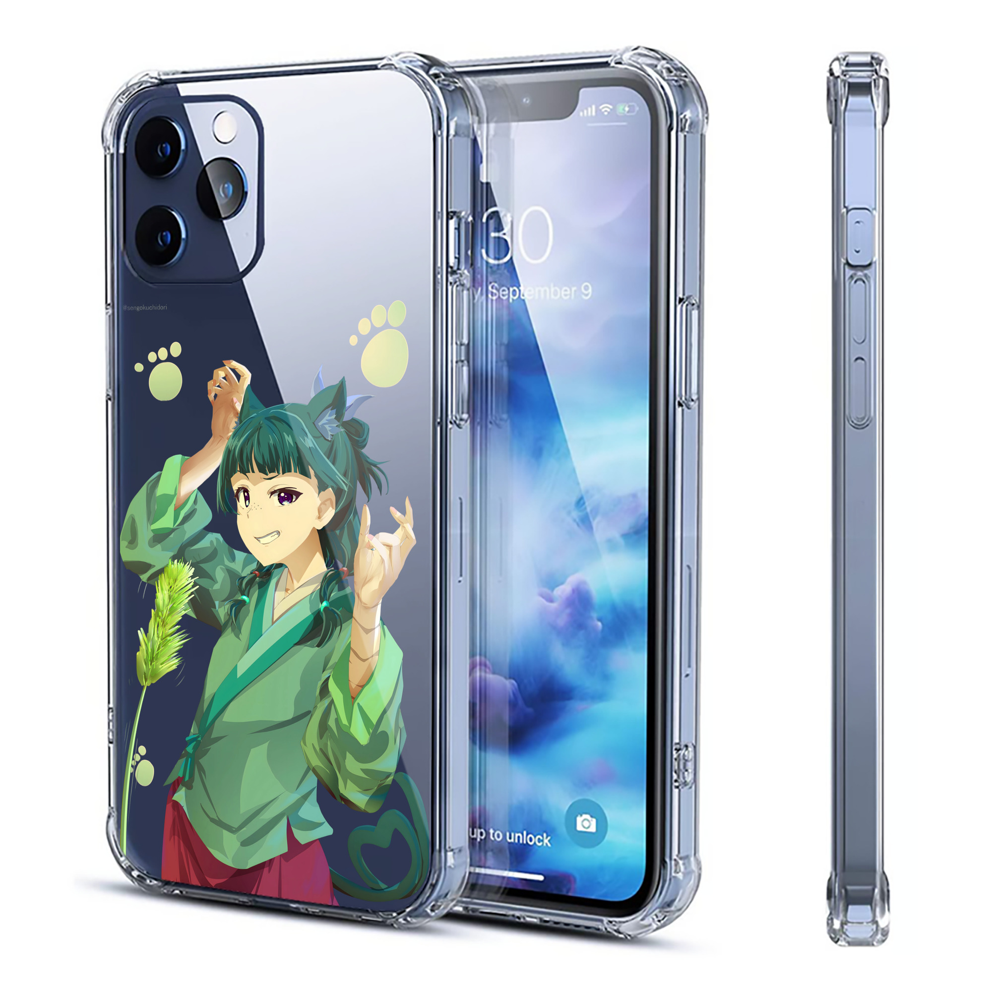（画像用） 薬屋のひとりごと The Apothecary Diaries 【iPhone 12シリーズ対応】透明スマホケース（クリアソフトケース）